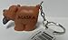 ALASKA POOPING BROWN BEAR Squeeze Me Key Chain