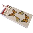 Butterfly Design Long Fireplace Matches - 6 Inches Long, Pack of 3