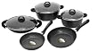 Batterie de cuisine 14Pcs "Pierre" et Fonte d'aluminium
