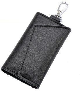 Anniverl Genuine Leather Key Case Black