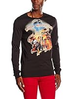 Love Moschino Camiseta Manga Larga (Negro)