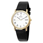 Bulova Men's 97B13 Black Tortoise Shell Leather Watch by Bulova