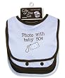 Bib Set- Photo With Baby .50 Cts-3-Pack; 12" X 8 1/2"