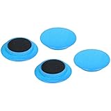 E-Value カラーマグネット 大 直径40mm 4個入 ブルー EMT-04BL