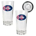 NIB Detroit Pistons NBA Bar Pub Pint Beer Glasses