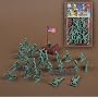 HINGFAT 40 piece Plastic Army Men American GI Soldier Figures Play Set 56mm