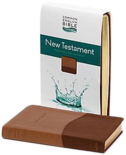 CEB Common English Bible New Testament DecoTone Tan/Chocolate Brown