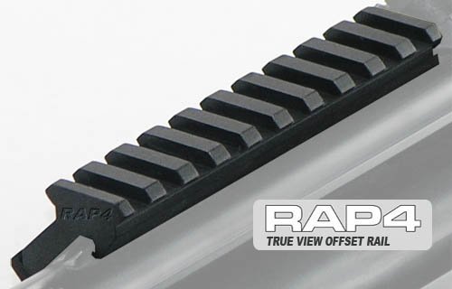 True View Offset Rail - paintball equipment