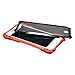 iPhone 6 case, Meiya New Aluminum metal shockproof Gorilla Glass weather proof heavy duty armor premium full protection case for iPhone 6 4.7 inch (Black+Red)