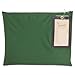 MMF Industries Nylon Flat Transit Sac, 14 x 11 Inches, Hunter Green (2341411N02)