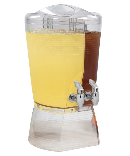 Hot Deals CreativeWare Double Beverage Dispenser with 2 Spouts Stores Online