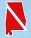 Alabama Dive Flag
