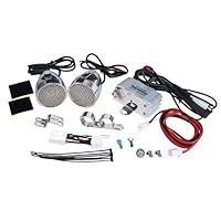 Pyle PLMCA60 Motorcycle/ATV/Snowmobile Mount Amplifier with Dual Handle-Bar Mount Aluminum Diecast Weatherproof Speakers