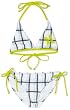 Hurley Girls 7-16 Banded Halter With Retro Bottom Swimwear