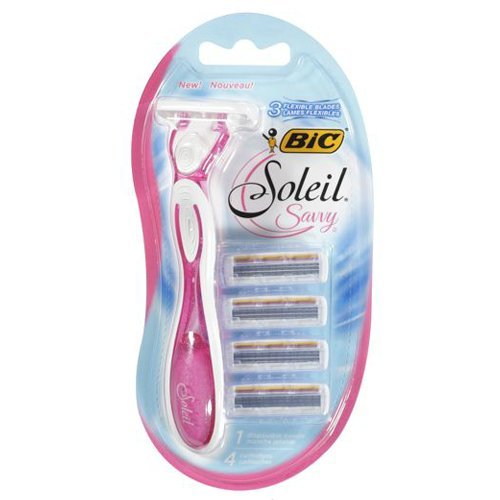 BIC Soleil Savvy For Women, Disposable System, 4 ea Pack of 2