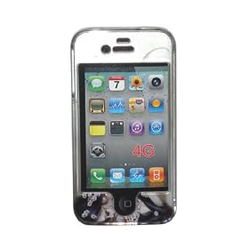 iPhone 4 Case: Beauty Pattern - Coque �tui rigide de protection pour Apple iPhone 4G - Argent