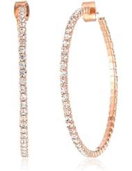 Oroclone "Crystal Set" Crystal J-Hoop Earrings