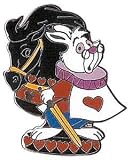 Chess Collection... White Rabbit Pin Chess Collection... White Rabbit Pin