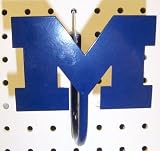 Michigan Wolverines Block M Curtain Rod Brackets - Pair