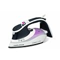 Morphy Richards Comfigrip 40855 Steam Iron, 2200 Watt Trizone Ceramic Soleplate, Charcoal/ Pink