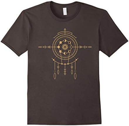 Men's Mandala T-Shirt Large Asphalt