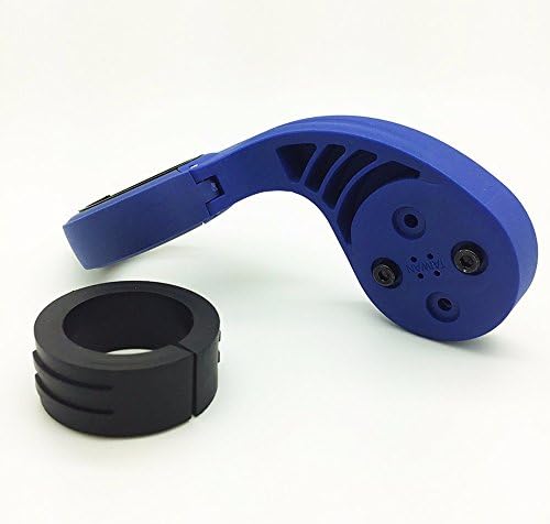 Bicycle Handlebar Stem Mount Adapter / Holder for GARMIN Computer Speedometer Edge 810 800 510 500 200 1000 GoPro HERO HERO2 HERO3 (Navy Blue Mount)