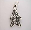 Silver HaLLoWeen GHOST CLOWN CHARM BhOO