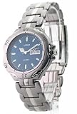 Mens Lorus Seiko Steel Rotating Bezel Date Watch LR0275