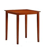 Square Pub Table - Brown (42")