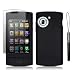 LG GM360 VIEWTY SNAP SOFT SILICONE SKIN CASE - BLACK, WITH SCREEN PROTECTOR & STYLUS PART OF THE QUBITS ACCESSORIES RANGE