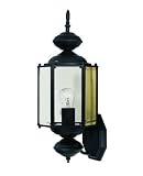 Savoy House 07052-BLK Black Exterior Traditional / Classic 1 Light Outdoor Wall Sconce from the Exte