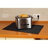 Firemat Black Edition 46x46cm Feuerfeste Unterlage - Universalschutztuch - Auch f�r Induktionsherd ,Fondue , Raclette , Mikrowelle, Kamin, Hei�er Steinvon "FireMat"