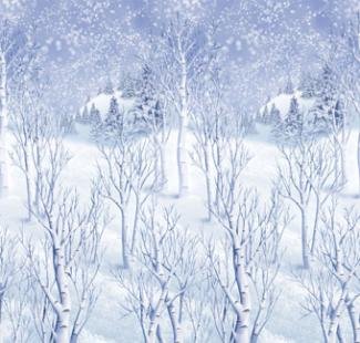 Christmas Scene Setters - Winter Wonderland Room Roll
