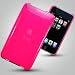 CASES COVERS FOR IPOD TOUCH 3 HOT PINK TRANSPARENT 32GB 64GB BACK AND 6 IN 1 PACK OF SCREEN PROTECTORS CASE COVER ACCESSORIES IPODS BY Oliviasphones