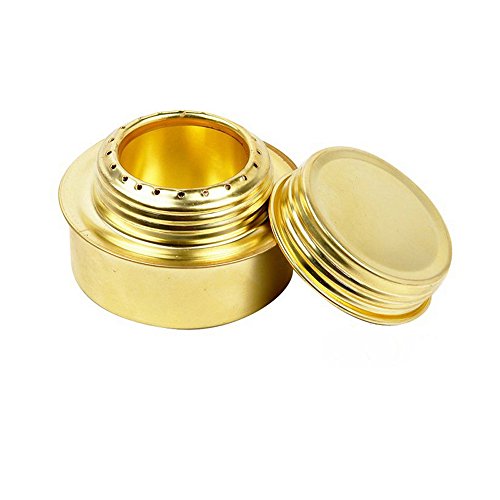 Docooler Copper Alloy Portable Mini Ultra-light Spirit Burner Alcohol Stove Outdoor Camping Stove Furnace B-9