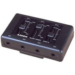 AZDEN CAM-3 On-Camcorder Mini Audio Mixer