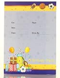24-Pack Birthday Invitation Cards - Sports