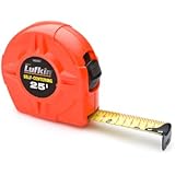 Lufkin L625SCTMP 1-Inch by 25-Feet Hi-Viz Self Centering Orange Power Return Tape