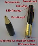 Spy Kugelschreiber Spycam mit Video & Ton