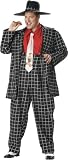 Adult Plus Size Black Zoot Suit Halloween Costume