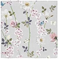 Beautiful Cherry Blossom Tree, Sakura Flower Pattern Custom Beach Hotel Travel Washcloth Hand Towel Warmer Soft and Comfortable 80% Polyester 20% Cotton, (13" x 13")