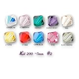 Wholesale Lot 200 Bicone 5mm Swarovski 5301 Crystal Beads 10 Colors #2 ~ Swarovski Lot