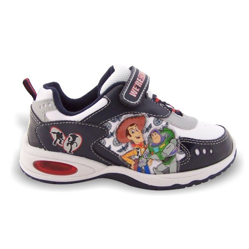 Toy Story 3 Buzz Lightyear & Woody Light Up Toddler / Little Kid Velcro Athletic Shoes