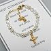 Communion Bracelet with Gold Cross