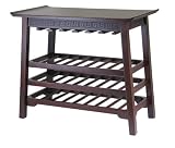 41jADfOyFOL. SL160  Winsome Chinois Console Wine Table with Glass Rack