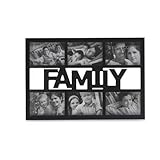 Melannco, 6 Opening Family Black Sent Frame
