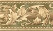 Olive Leaf Scroll Wallpaper Border