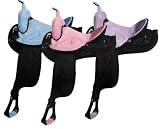 Big Horn Pastel Suede & Cordura Trail Saddle