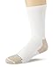 Carhartt Men's All-Season Steel Toe Cotton Crew Work Socks 2-Pack, White, Shoe Size: 5-10