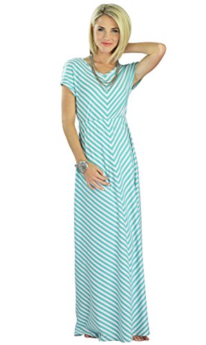 Mikarose Floor-Length Short Sleeve Maxi Dress- Makenna, Size XS-2XL (0-20)
